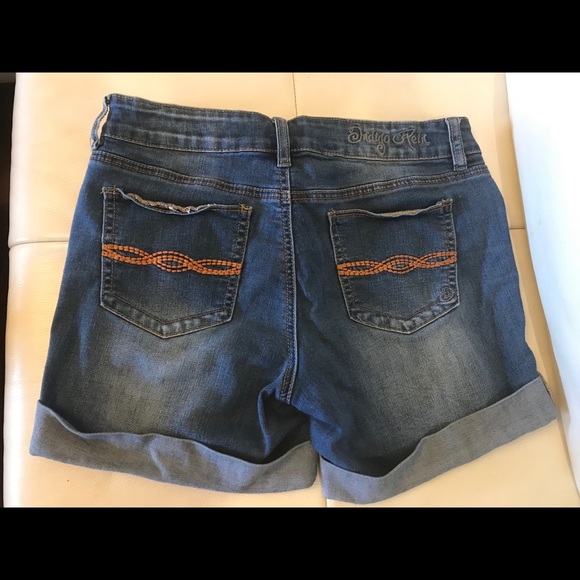 Indigo Rein Jean Shorts - Picture 2 of 7